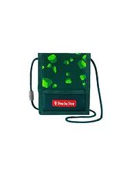 STEP BY STEP | Porte-monnaie tour de cou Dino Targo | Vert foncé