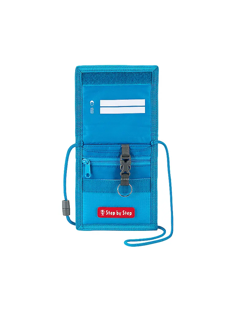 STEP BY STEP | Porte-monnaie tour de cou Dolphine Finja | Bleu
