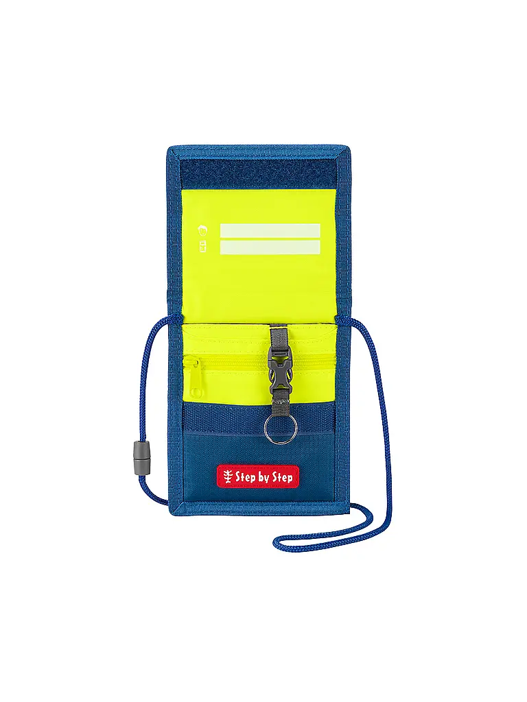 STEP BY STEP | Porte-monnaie tour de cou Police Truck Charly | Bleu foncé
