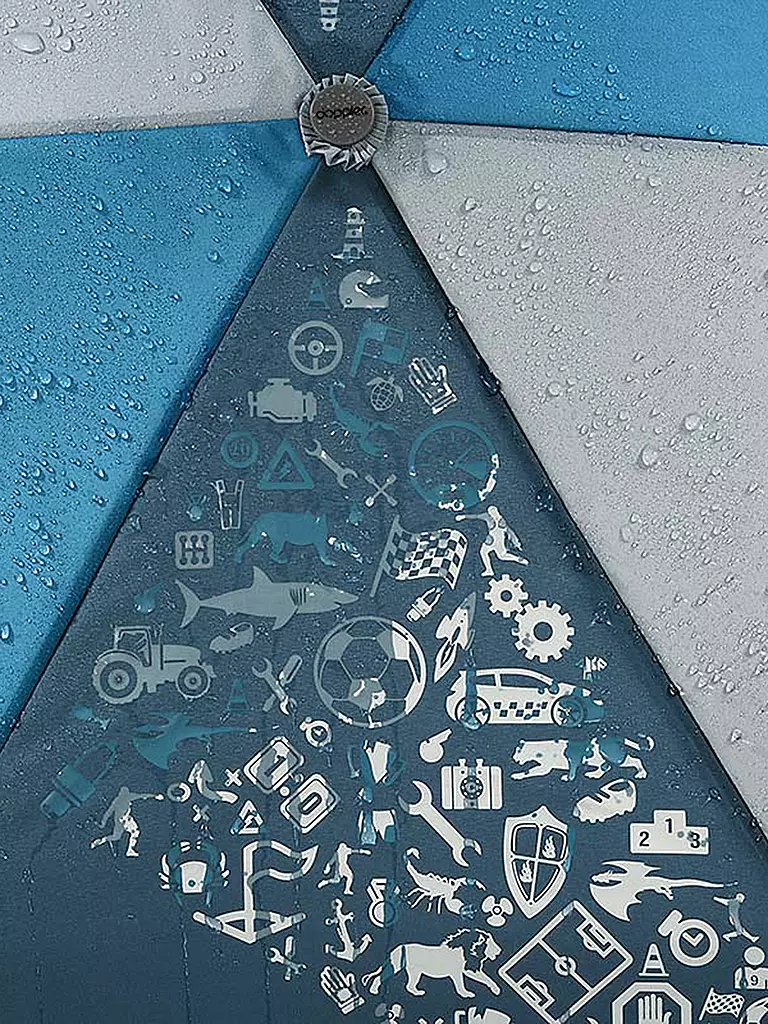 STEP BY STEP | Regenschirm MAGIC RAIN EFFECT BLUE | Bleu