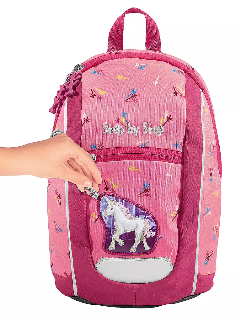 STEP BY STEP | Rucksack pour enfants - Kiga Mini Little Unicorn Nuala | Rose