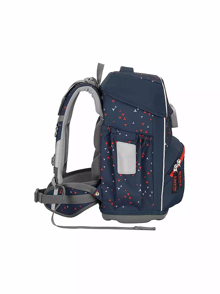 STEP BY STEP | Schultaschen Set 4tlg BASIS Anthrazit Triangles | Gris