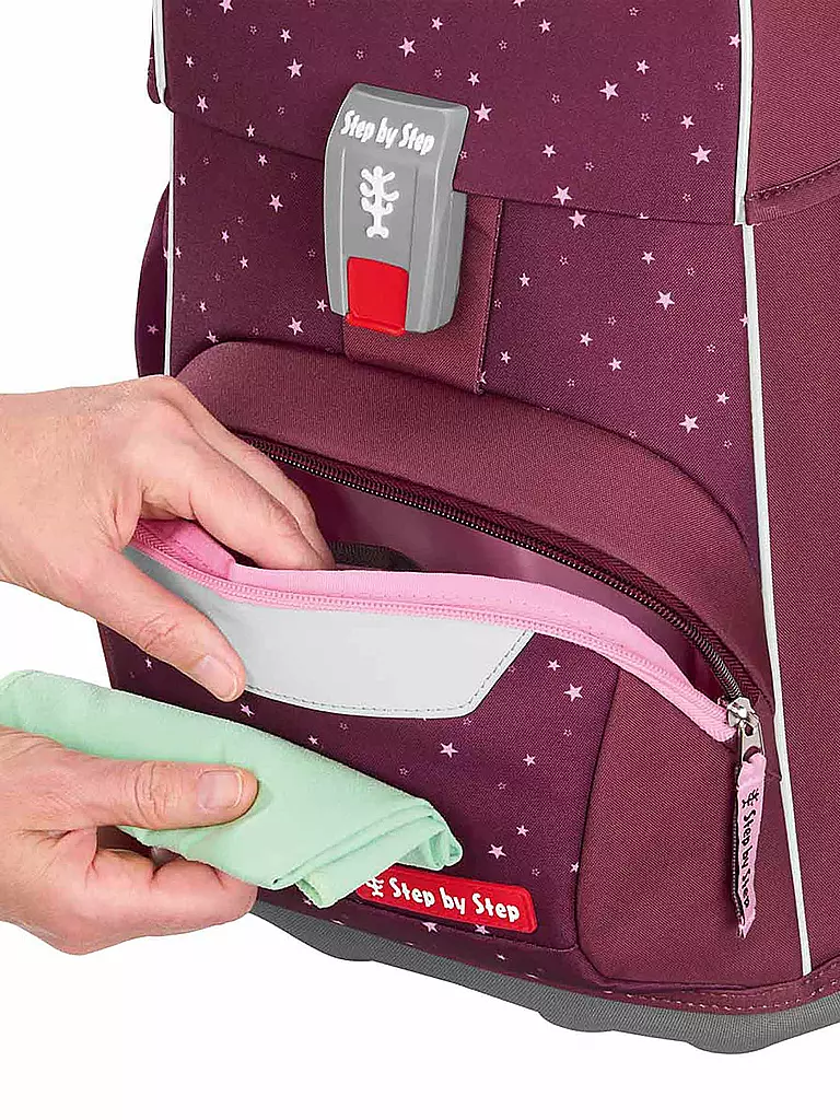 STEP BY STEP | Schultaschen Set 4tlg BASIS Berry Stars   | Baie