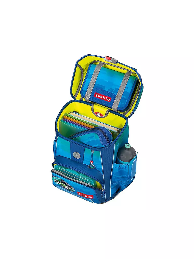 STEP BY STEP | Schultaschen Set 5-teilig  CLOUD Ocean Space Craft Spike  | Bleu