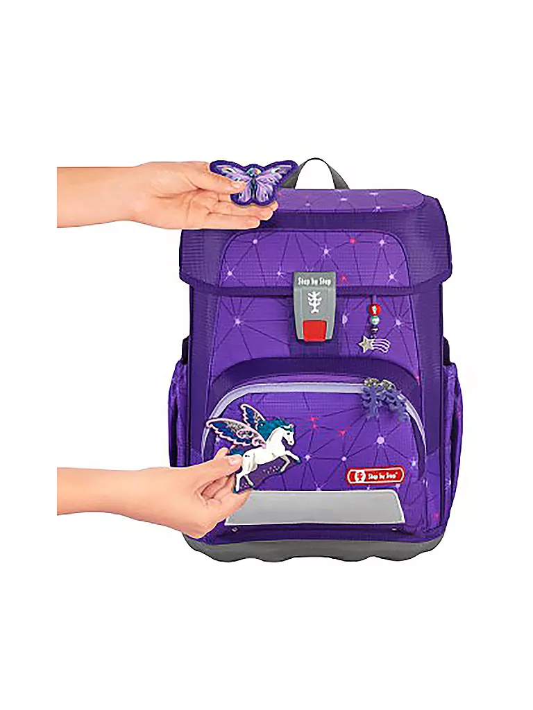 STEP BY STEP | Schultaschen Set 5tlg CLOUD Dreamy Pegasus | Lilas