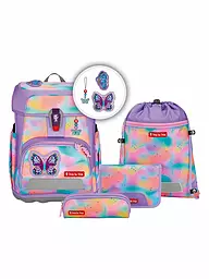 STEP BY STEP | Schultaschen Set 5tlg CLOUD FLASH Butterfly Luna  | Lilas