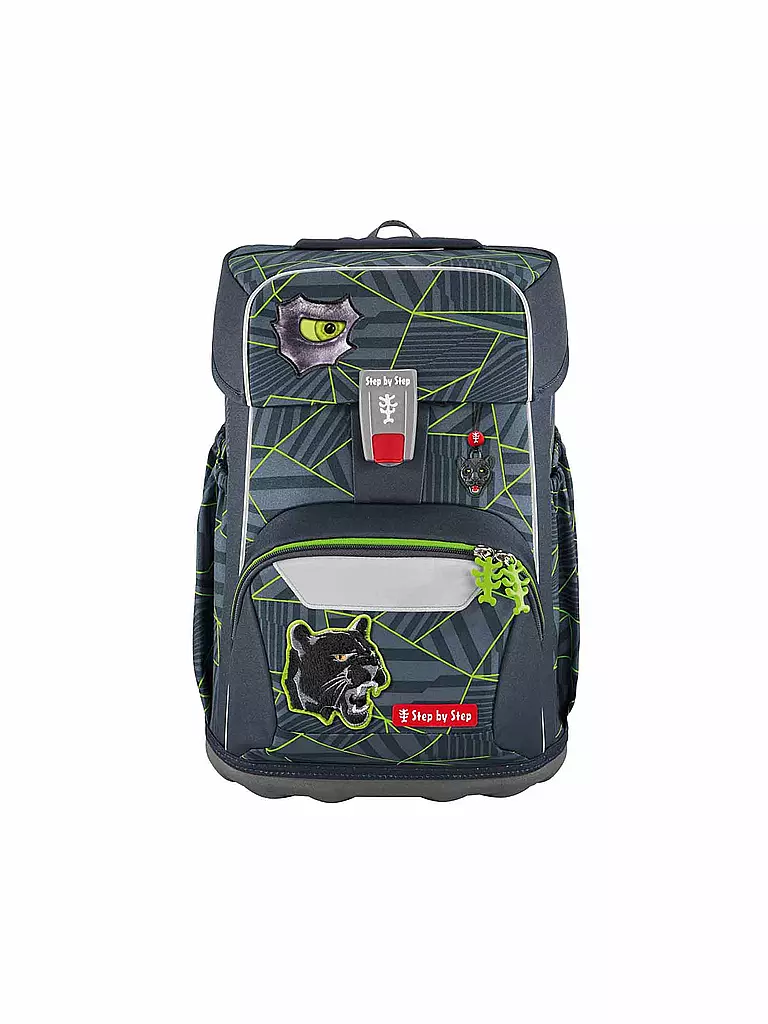 STEP BY STEP | Schultaschen Set 5tlg GIANT Dark Cat Chiko  | Noir