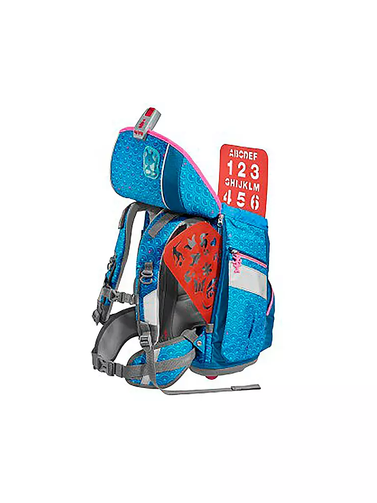 STEP BY STEP | Schultaschen Set 6tlg 2in1 Plus Dolphin Pippa | Turquoise