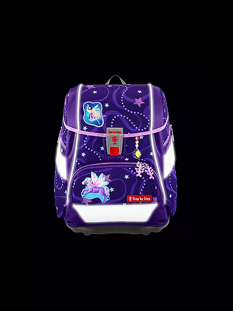 STEP BY STEP | Schultaschen Set 6tlg 2in1 Plus Pegasus Emily | Lilas