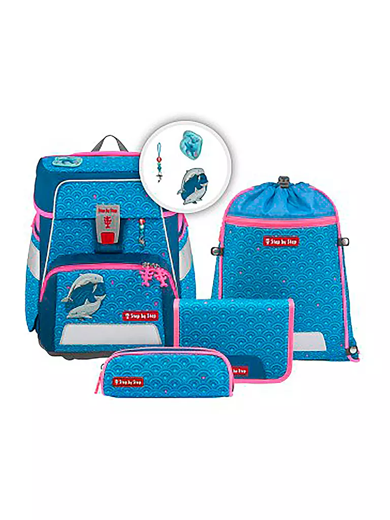 STEP BY STEP | Schultaschen Set Space 5tlg  | Turquoise