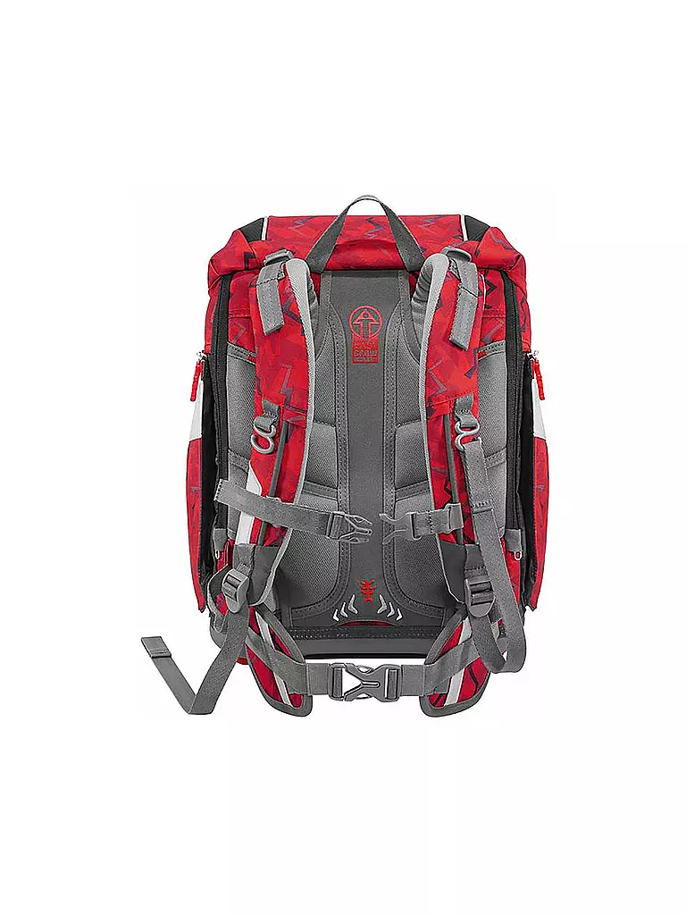 STEP BY STEP | Set de cartable 2en1 Plus Monster Trucker Rocky | Rouge