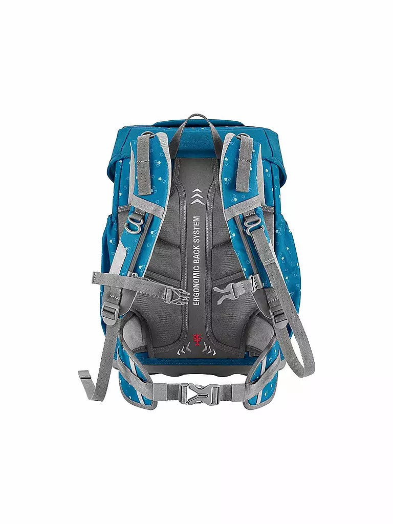 STEP BY STEP | Set de cartable 4 pièces BASIS Blue Hearts | Bleu