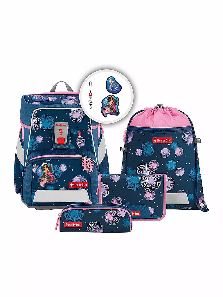 STEP BY STEP | Set de cartable 5 pièces - Space Mermaid Delia | blau