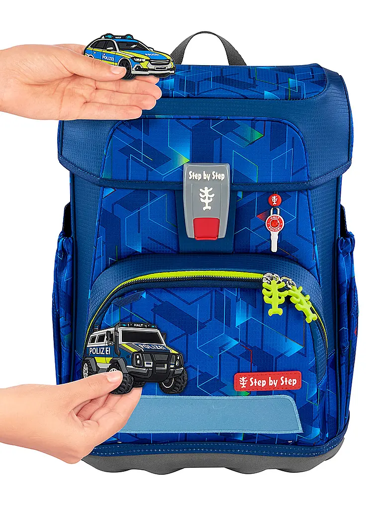 STEP BY STEP | Set de cartable 5 pièces CLOUD Police Truck Char | 