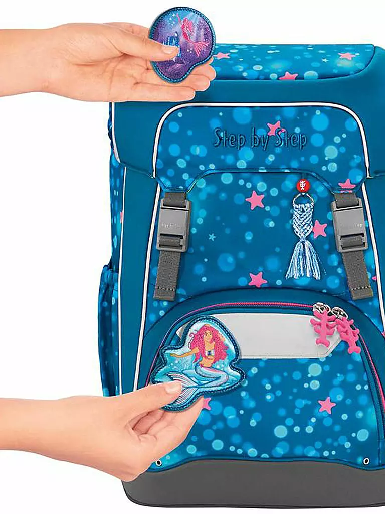 STEP BY STEP | Set de cartable 5 pièces GIANT Memaid Lola | Turquoise