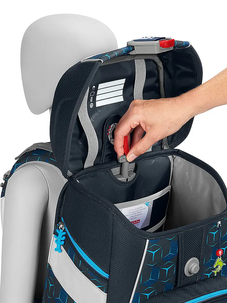 STEP BY STEP | Set de cartable 5 pièces SPACE Shine Shark Dexte | Noir