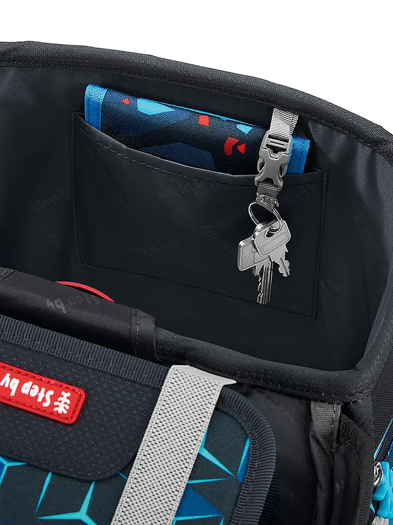 STEP BY STEP | Set de cartable 5 pièces SPACE Shine Shark Dexte | Noir