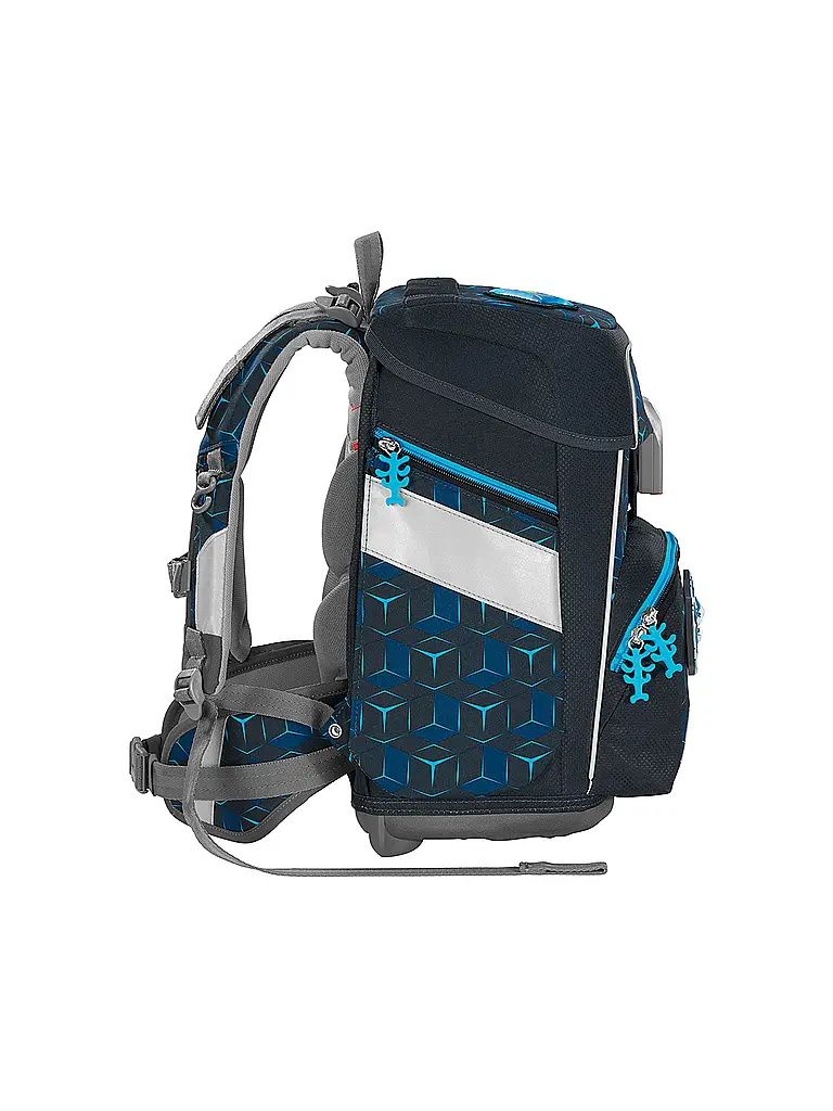 STEP BY STEP | Set de cartable 5 pièces SPACE Shine Shark Dexte | Noir