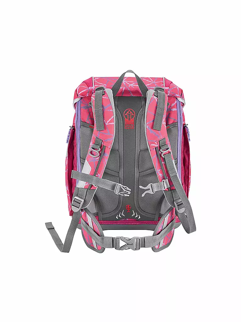 STEP BY STEP | Set de cartable 6 pièces - 2en1 Plus Star Stella | Rose vif