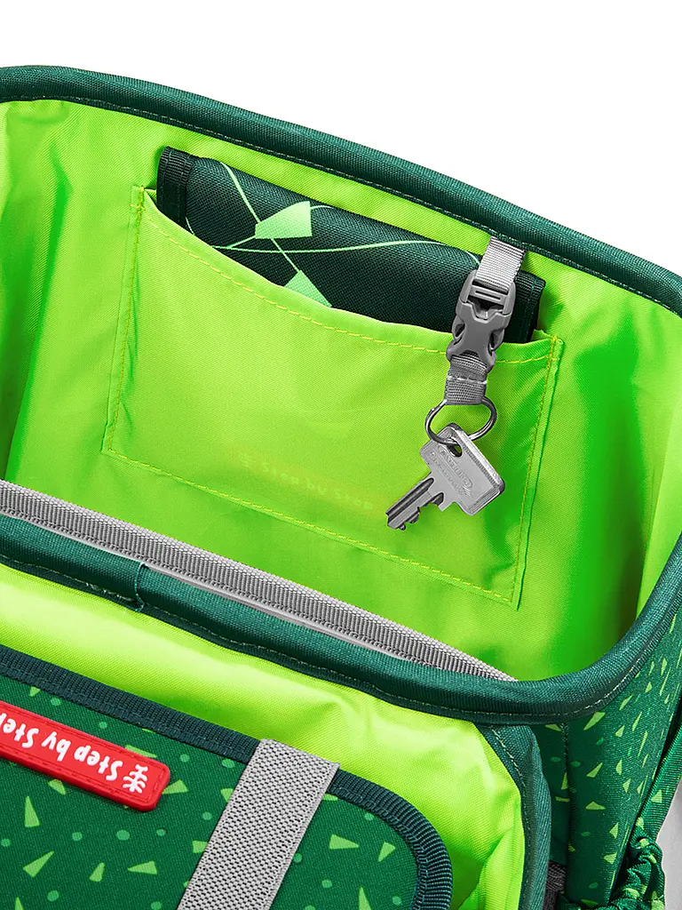 STEP BY STEP | Set de cartable BASIS Green Graphics | Vert foncé