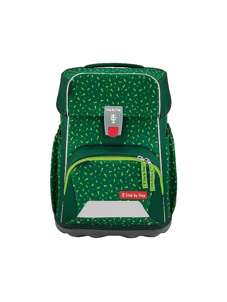 STEP BY STEP | Set de cartable BASIS Green Graphics | Vert foncé