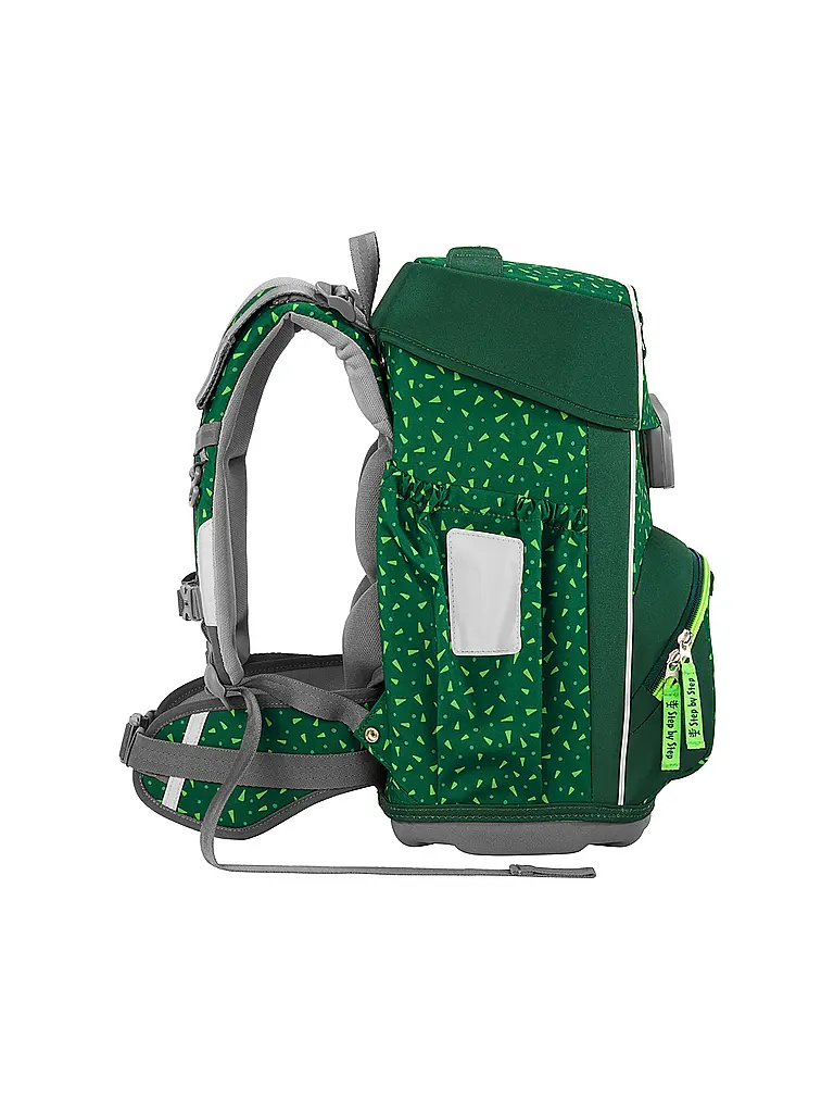 STEP BY STEP | Set de cartable BASIS Green Graphics | Vert foncé