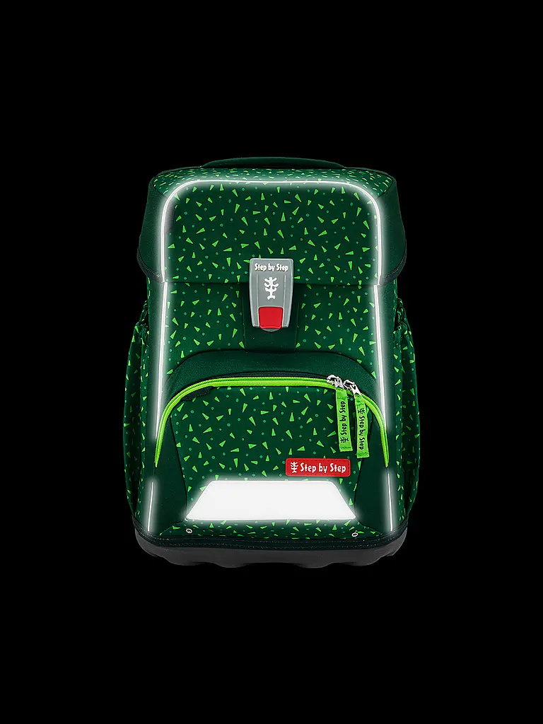STEP BY STEP | Set de cartable BASIS Green Graphics | Vert foncé