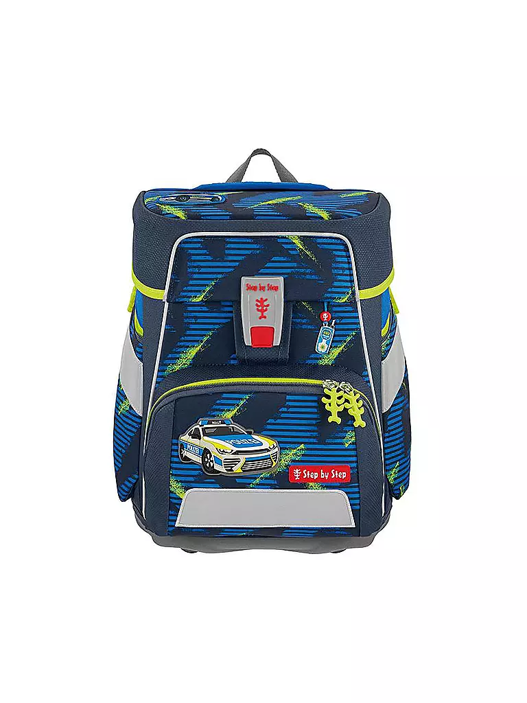 STEP BY STEP | Set de cartable Space Police Car Cody 5 pièces | Bleu foncé