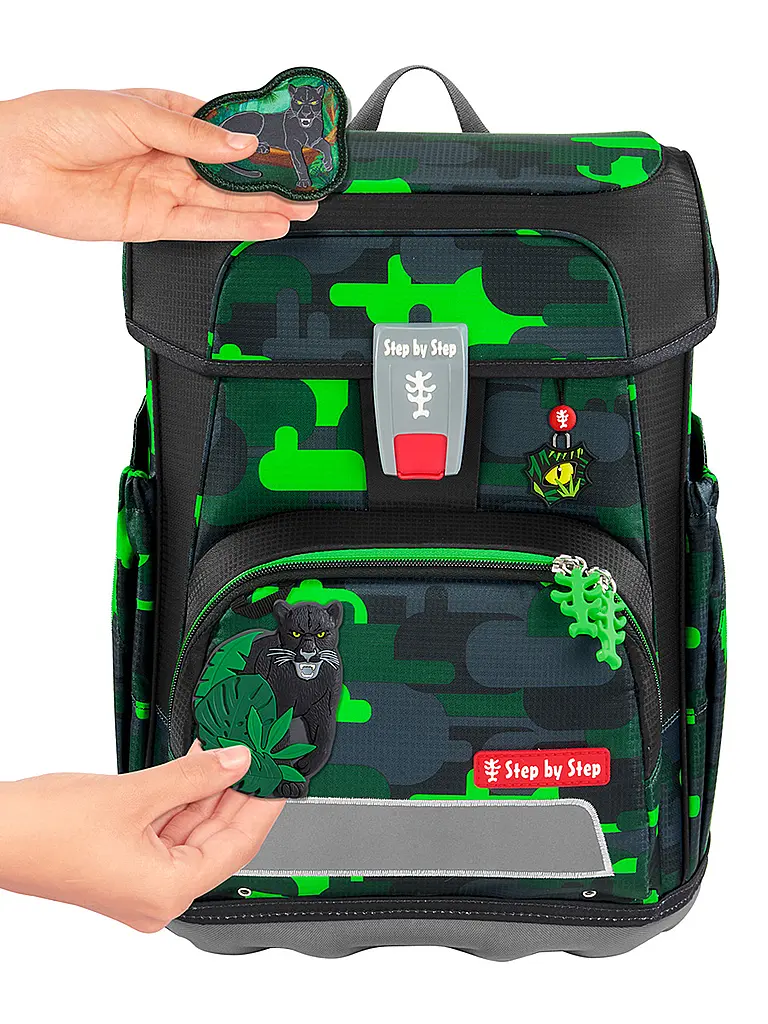 STEP BY STEP | Set de cartables 5 pièces CLOUD Black Cat Chiko | Noir