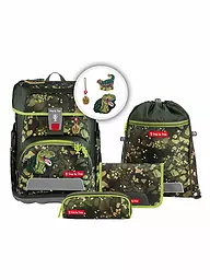 STEP BY STEP | Set de cartables 5 pièces CLOUD Dino Torex | Vert foncé