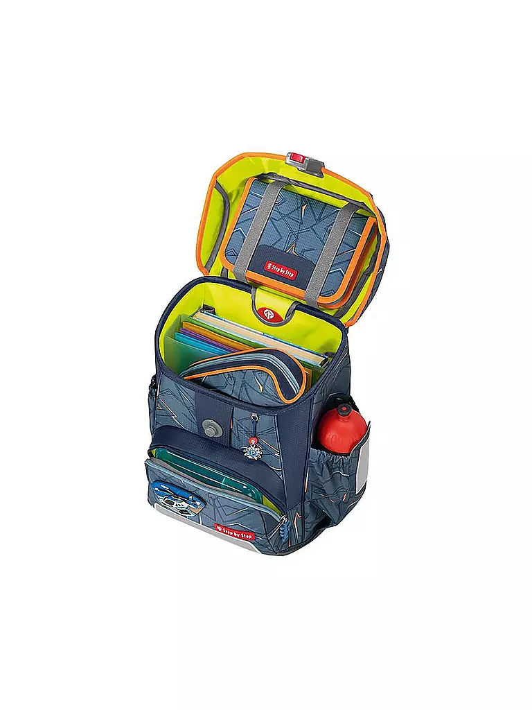 STEP BY STEP | Set de cartables 5 pièces CLOUD Helicopter Sam | Gris