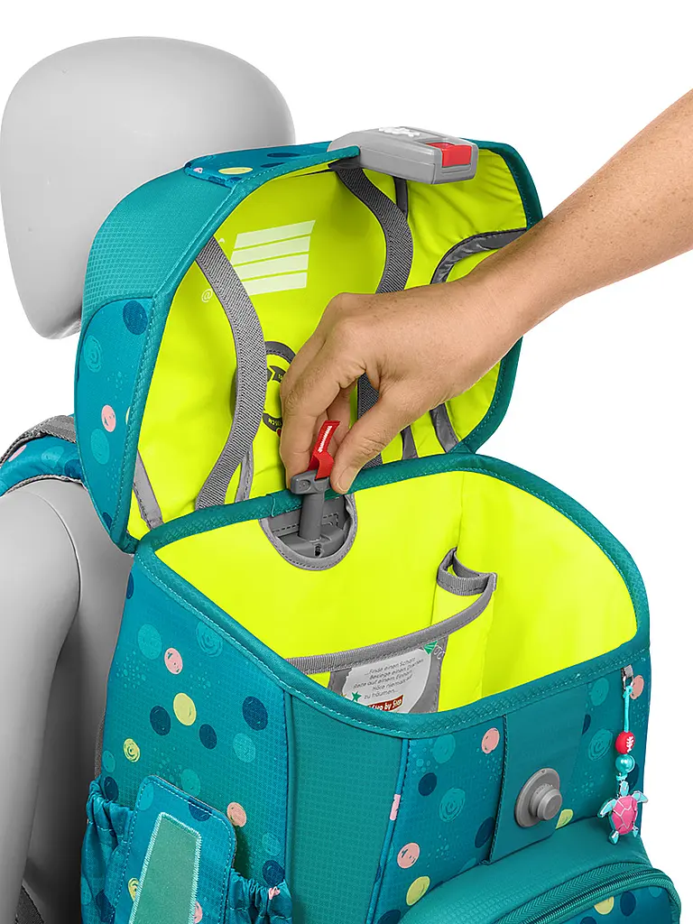 STEP BY STEP | Set de cartables 5 pièces CLOUD Turtle Josie | Turquoise