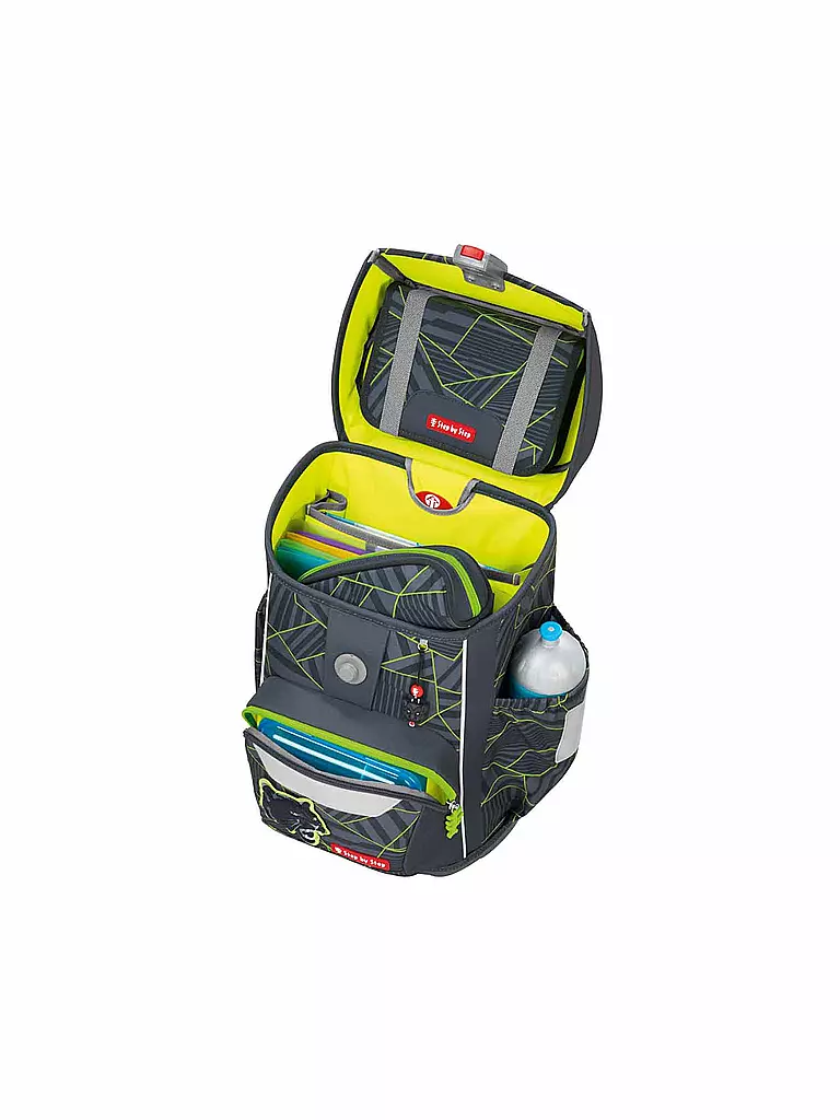 STEP BY STEP | Set de cartables 5 pièces GIANT Dark Cat Chiko | Noir