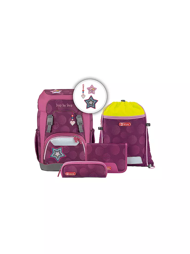 STEP BY STEP | Set de cartables 5 pièces Giant Glamour Star | Baie