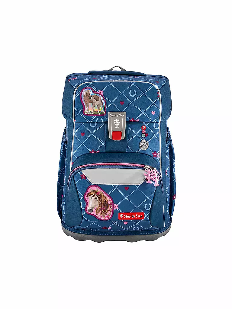 STEP BY STEP | Set de cartables 5 pièces GIANT Horse Lima | Bleu