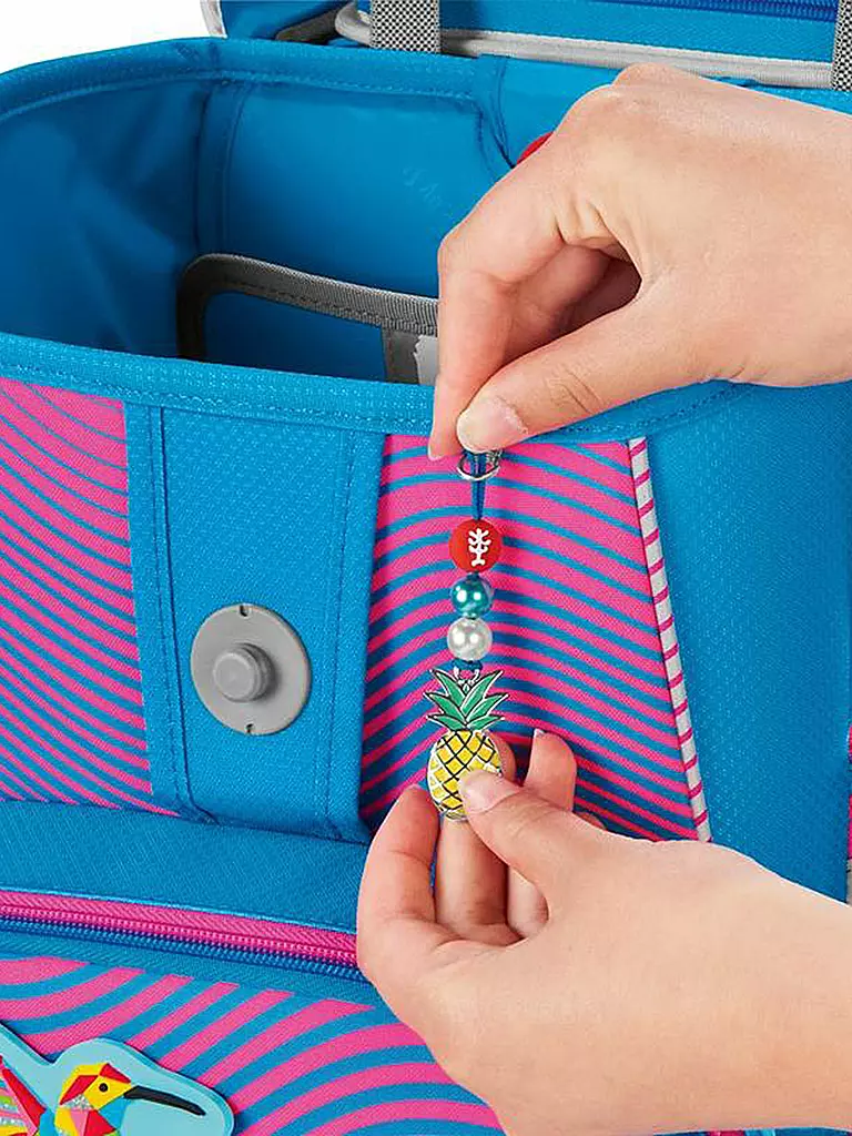 STEP BY STEP | Set de cartables 5 pièces SPACE Neon Kolibri Kaja | Rose vif