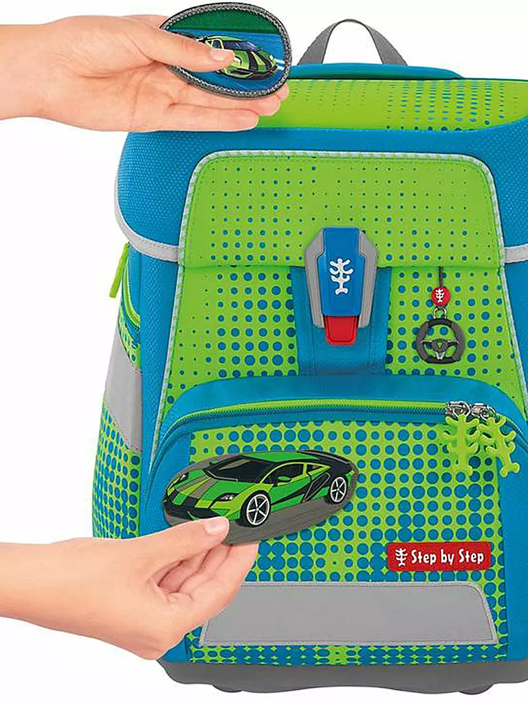 STEP BY STEP | Set de cartables 5 pièces SPACE Neon Race Chuck | 