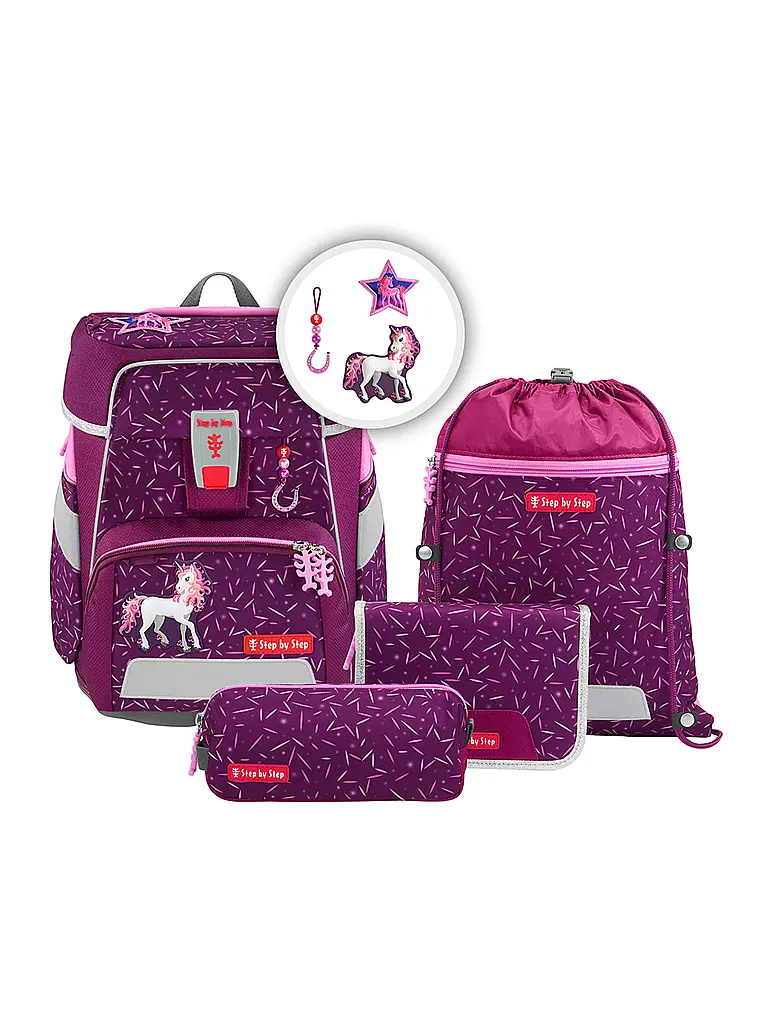 STEP BY STEP | Set de cartables 5 pièces SPACE Pretty Unicorn | Baie