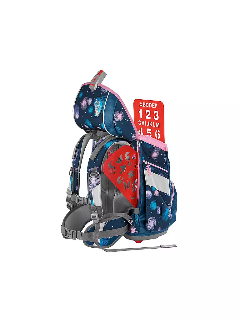 STEP BY STEP | Set de cartables 6 pièces - 2en1 Plus Mermaid Delia | Bleu