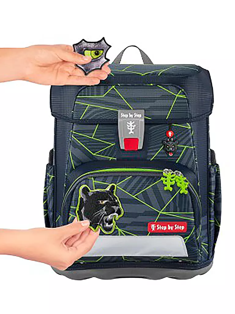 STEP BY STEP | Set de cartables Cloud 5 pièces Cat Chiko | Noir