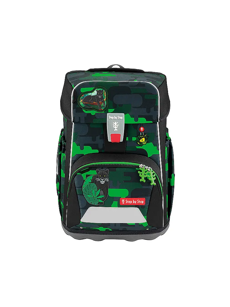 STEP BY STEP | Set de sac à dos scolaire GIANT 5 pièces Black Cat Chiko | Noir