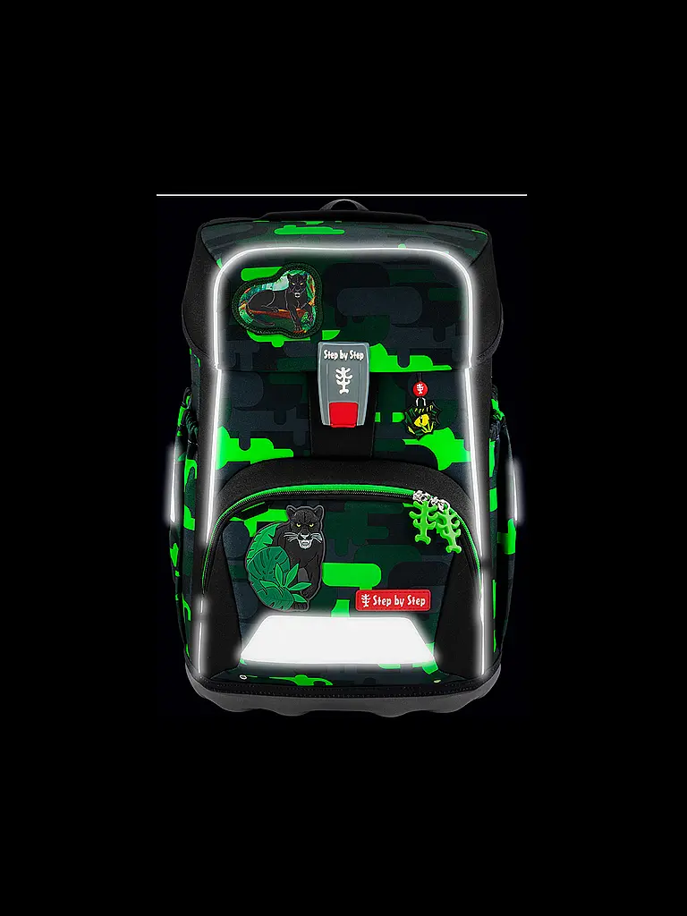STEP BY STEP | Set de sac à dos scolaire GIANT 5 pièces Black Cat Chiko |