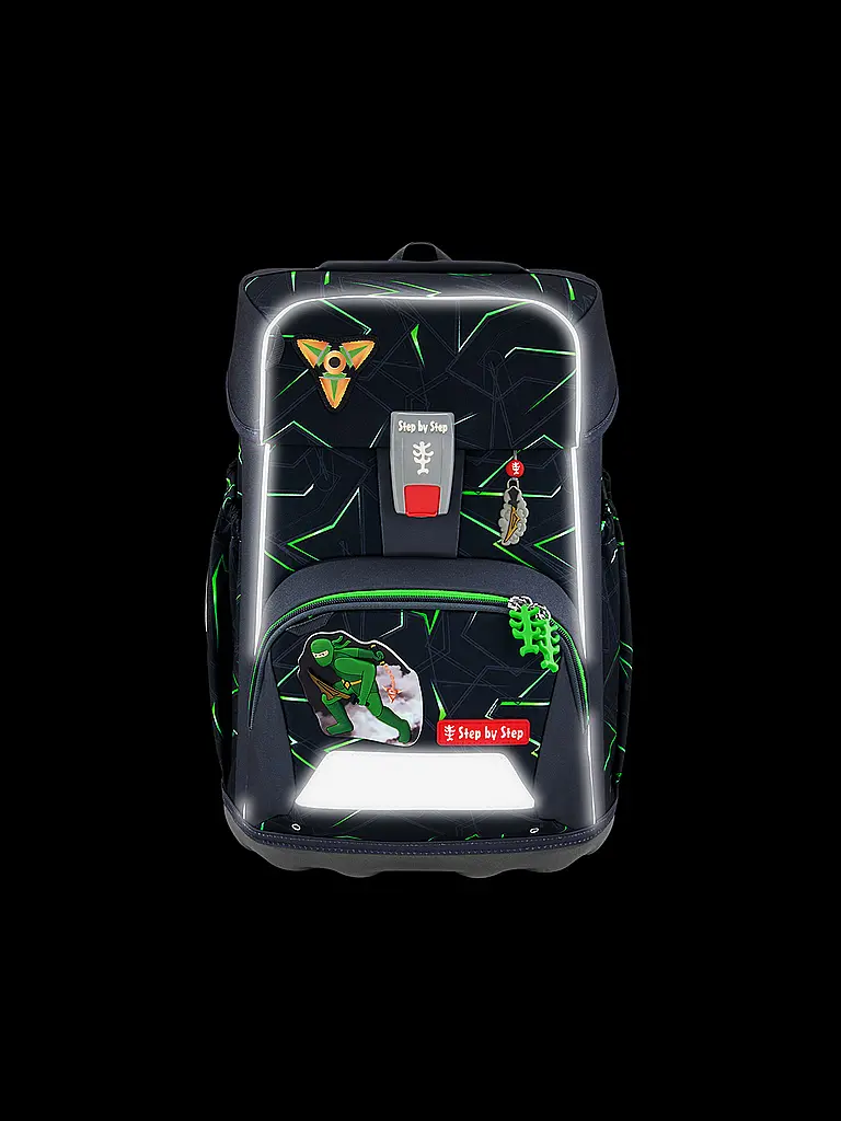 STEP BY STEP | Set de sac à dos scolaire GIANT 5 pièces Ninja Kimo |