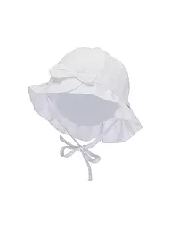 STERNTALER | Chapeau de soleil pour bébé | Blanc