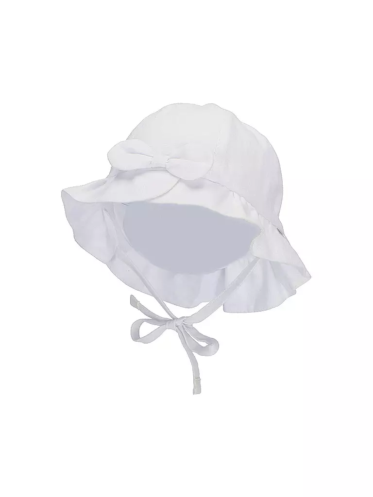 STERNTALER | Chapeau de soleil pour bébé | Blanc