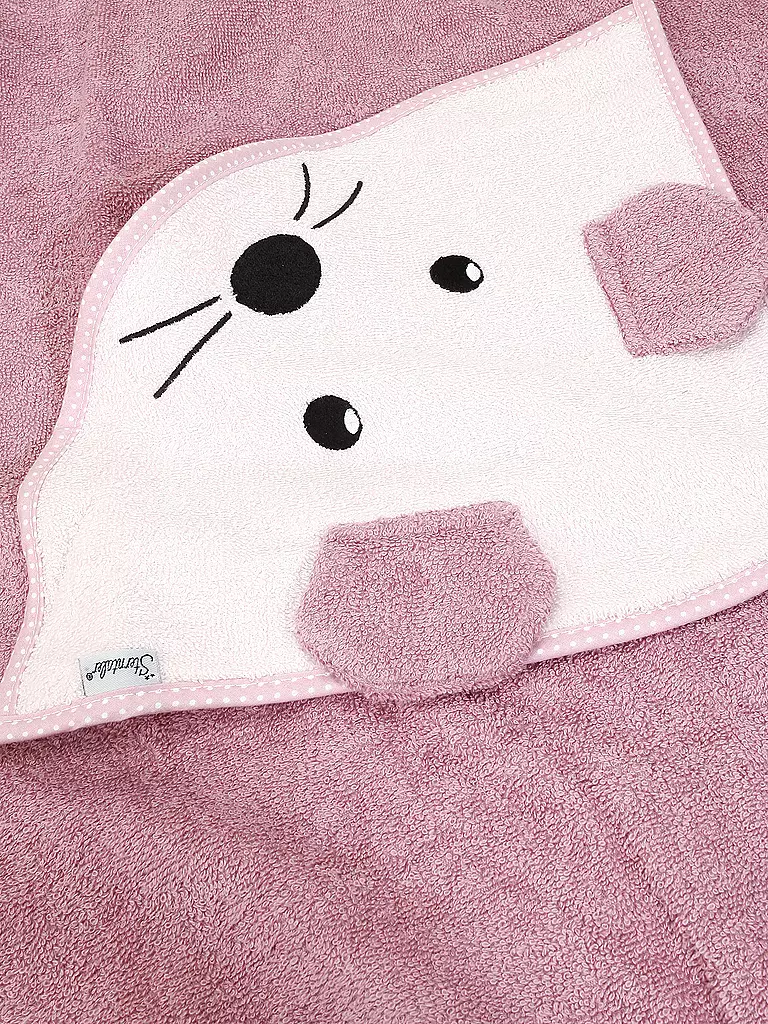 STERNTALER | Kinder Badetuch " Mabel " 100x100 cm | Rose