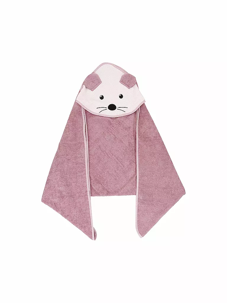 STERNTALER | Kinder Badetuch " Mabel " 100x100 cm | Rose