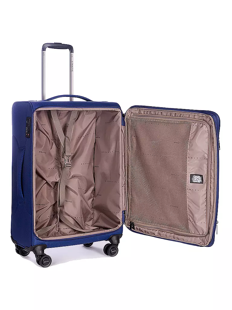 STRATIC | Trolley souple LIGHT Medium 65cm bleu foncé |