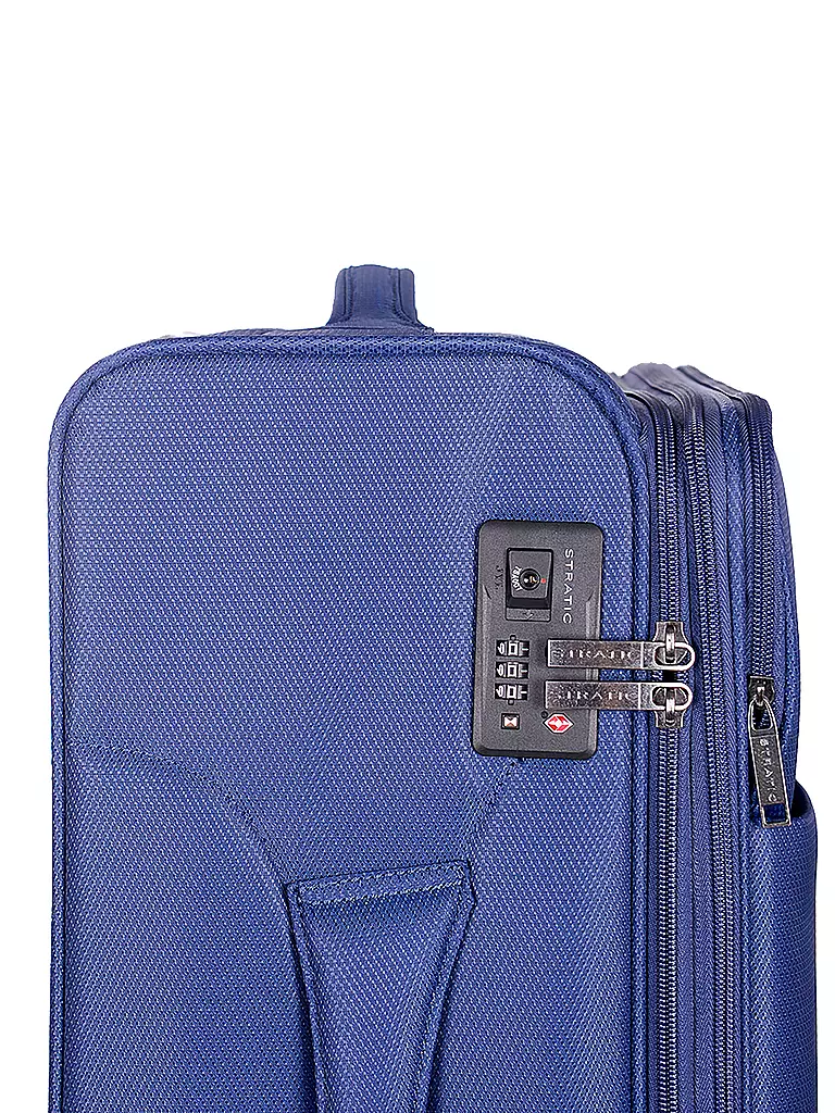 STRATIC | Trolley souple LIGHT Medium 65cm bleu foncé |