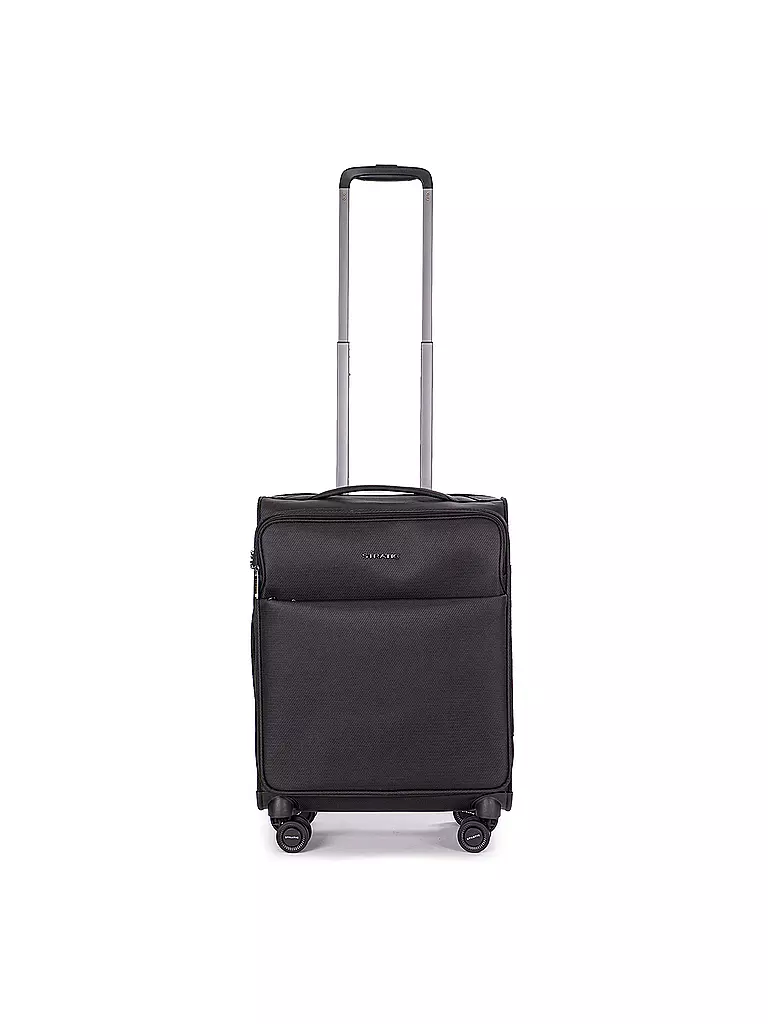 STRATIC | Trolley souple LIGHT S 55cm noir | Noir